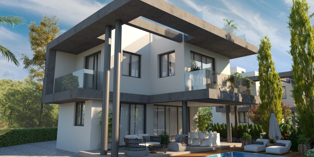 Villas with sea views and private pools in Pernera, Protaras — photo 4