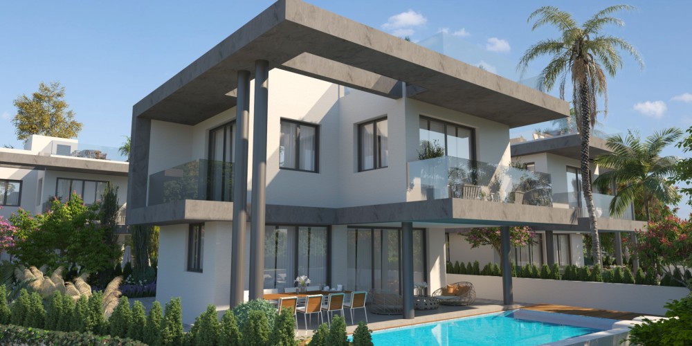 Villas with sea views and private pools in Pernera, Protaras — photo 5