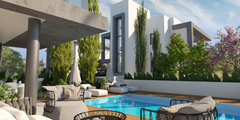 Villas with sea views and private pools in Pernera, Protaras — photo 6