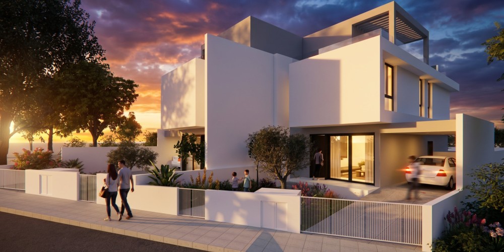 3-bedroom villas close to the beach in Oroklini, Larnaca — photo 2