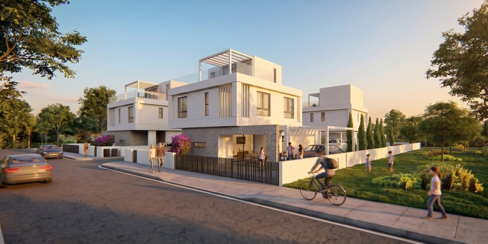 4-bedroom villas with private pools and roof gardens in Pernera, Protaras — photo 7