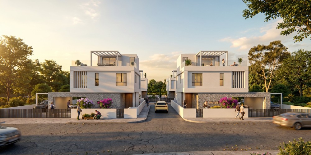 4-bedroom villas with private pools and roof gardens in Pernera, Protaras — photo 8