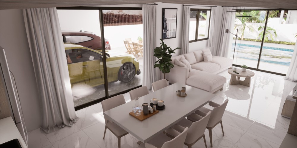 4-bedroom villas with private pools and roof gardens in Pernera, Protaras — photo 14