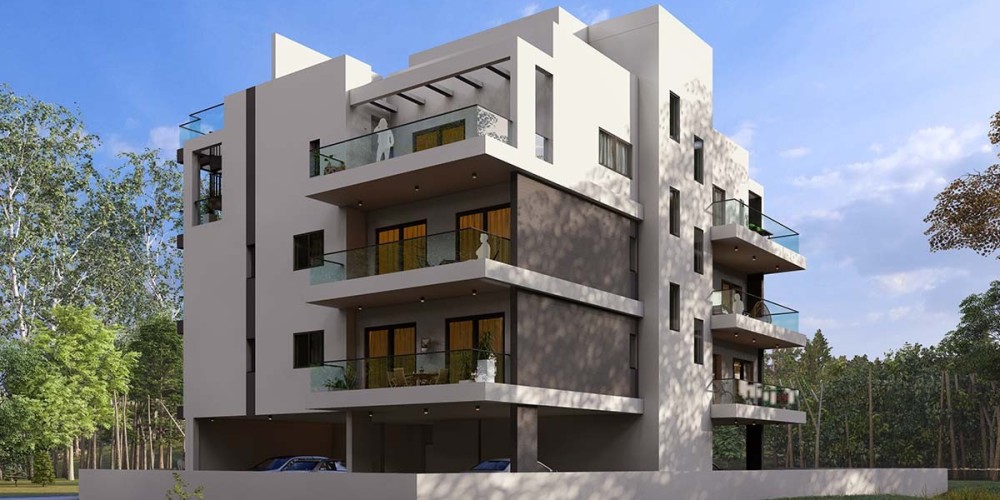 Apartments with photovoltaic panels and roof-garden penthouses in Zakaki, Limassol — photo 6