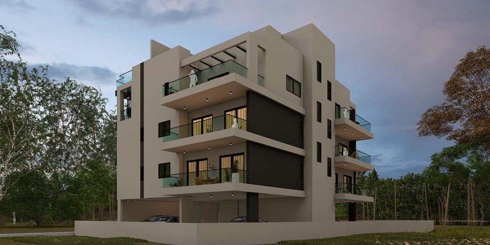 Apartments with photovoltaic panels and roof-garden penthouses in Zakaki, Limassol — photo 10