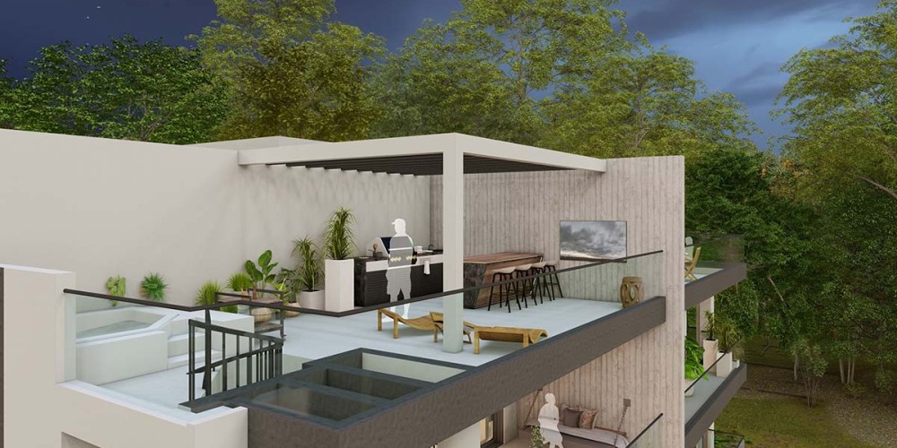 Apartments with photovoltaic panels and roof-garden penthouses in Zakaki, Limassol — photo 17