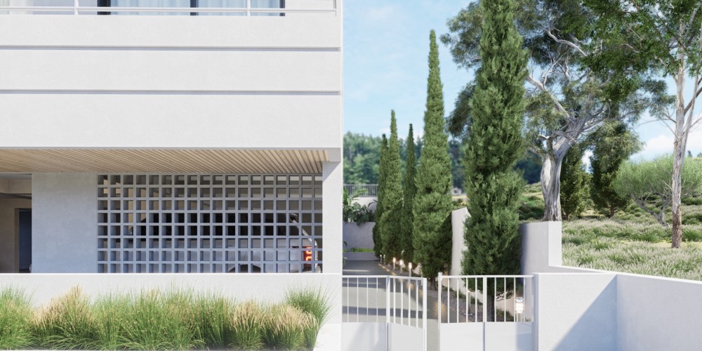 Apartments with covered parking next to the community park in Trachoni, Limassol — photo 2