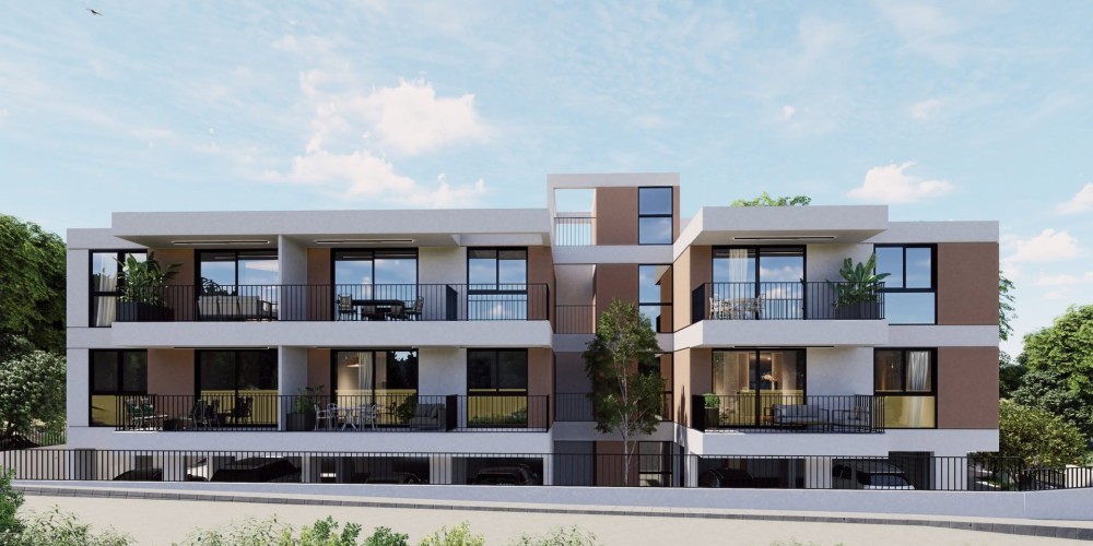Apartments and a shop with covered parking in Trachoni, Limassol — photo 1