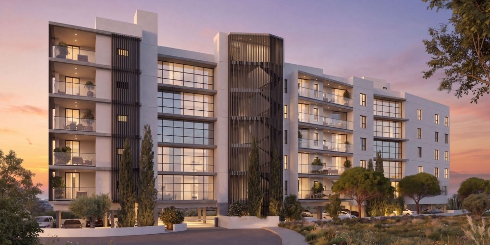 A contemporary residential development featuring spacious 2-bedroom apartments in Limassol — photo 1