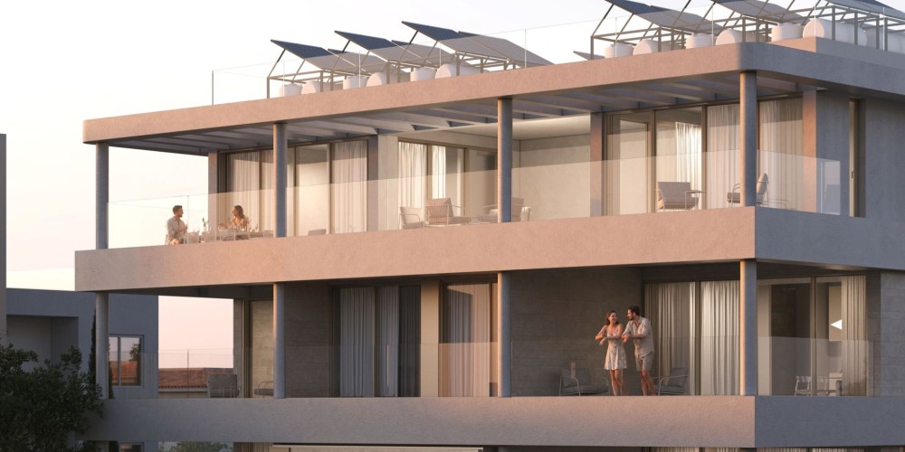 A residential development with a communal pool in walking distance to the beach in Paphos — photo 4