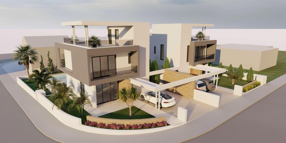 Twin villas within walking distance to the beach in Larnaca — photo 2