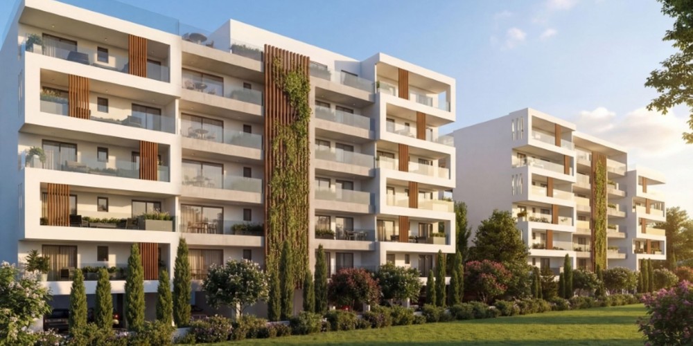 Apartments with sea and city views, communal pool in  Paphos central location — photo 3