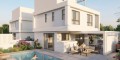 4-bedroom villas with private pools and roof gardens in Pernera, Protaras — thumbnail 1