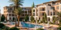 A resort-style gated complex with a communal pool and nature park in Geroskipou, Paphos — thumbnail 1