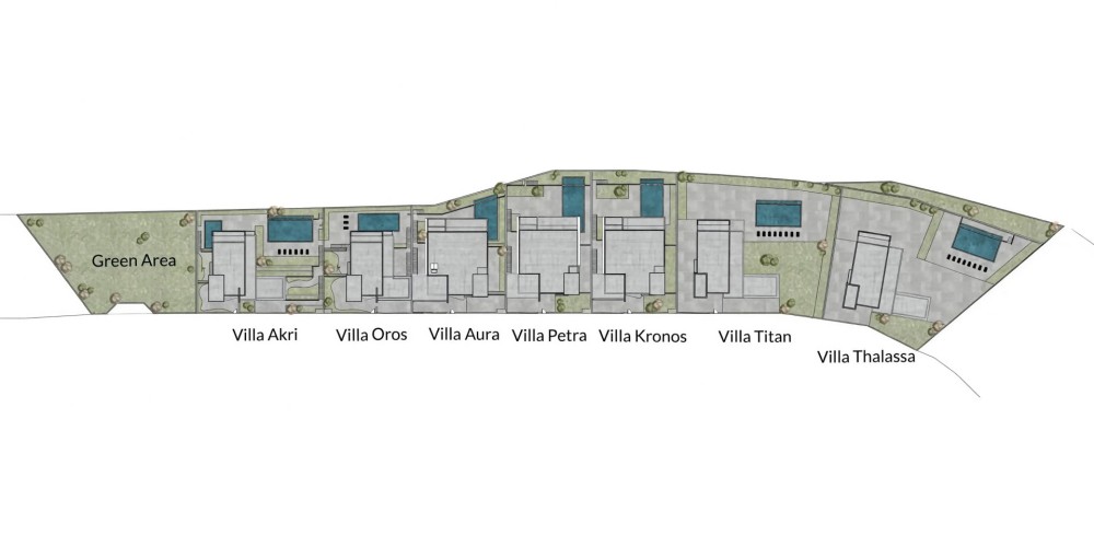 Виллы с удобным доступом к городу и морю в районе Paniotis Hills, Лимассол — floor plan 1