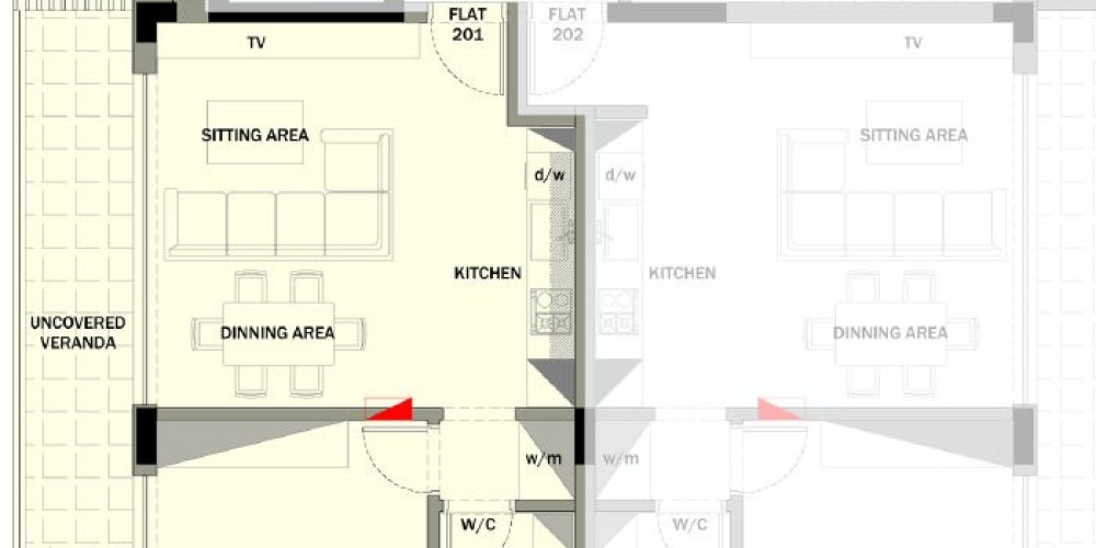 Апартаменты в тихой зелёной части района Агиос Иоаннис, Лимассол — floor plan 3