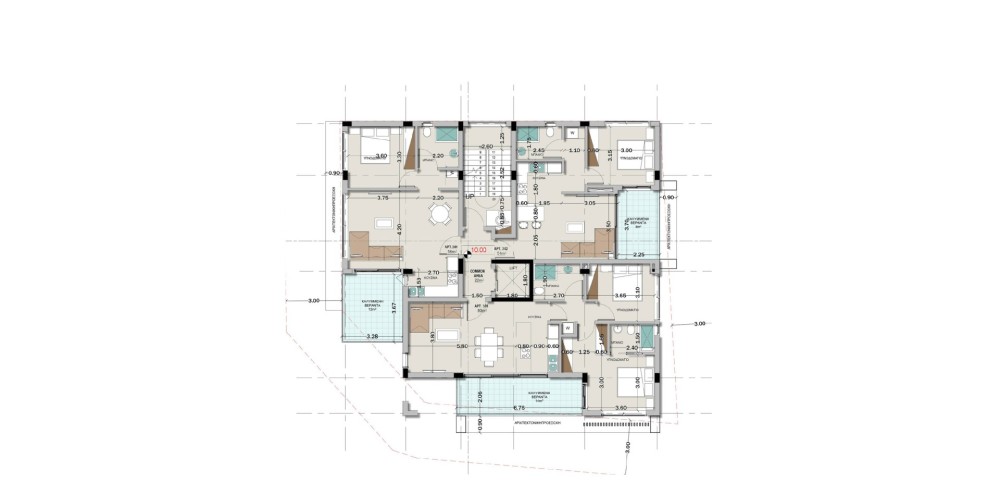 Apartments 500 metres from the sea in Neapolis, Limassol — floor plan 4