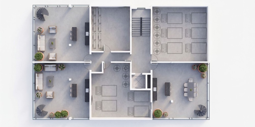 Апартаменты в районе Вергина, Ларнака — floor plan 5