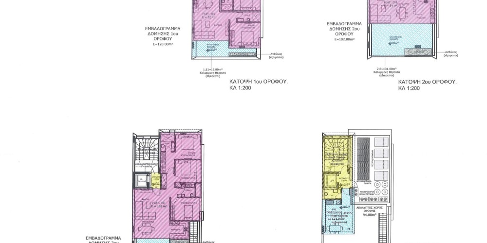 Four apartments in Petrou & Pavlou, Limassol — floor plan 4