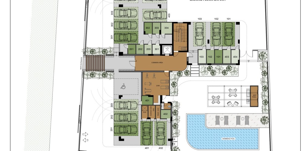 Apartments near the sea in Potamos Germasogeias, Limassol — floor plan 1