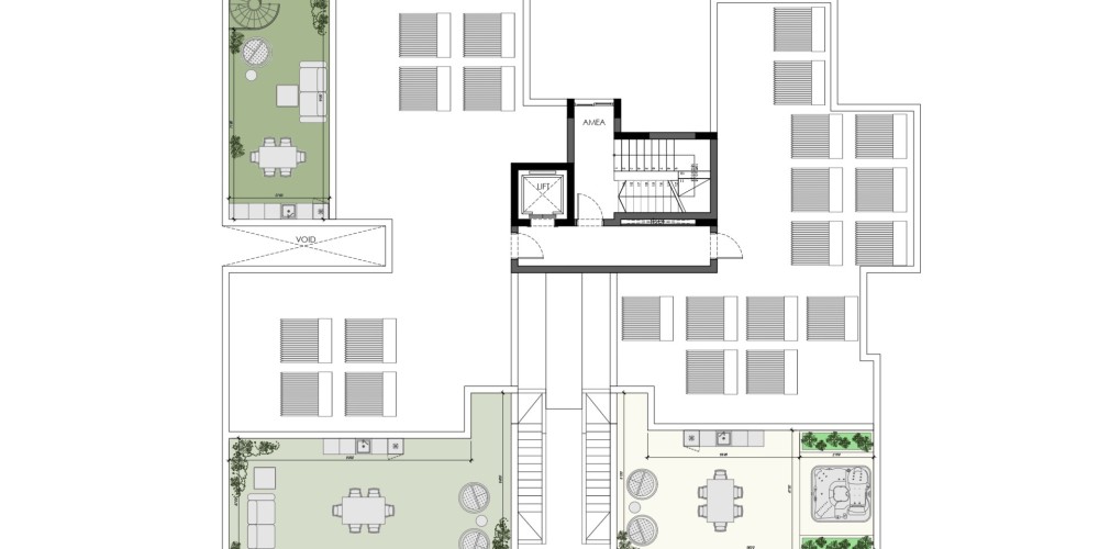Apartments with a swimming pool in Germasogeia, Limassol — floor plan 5