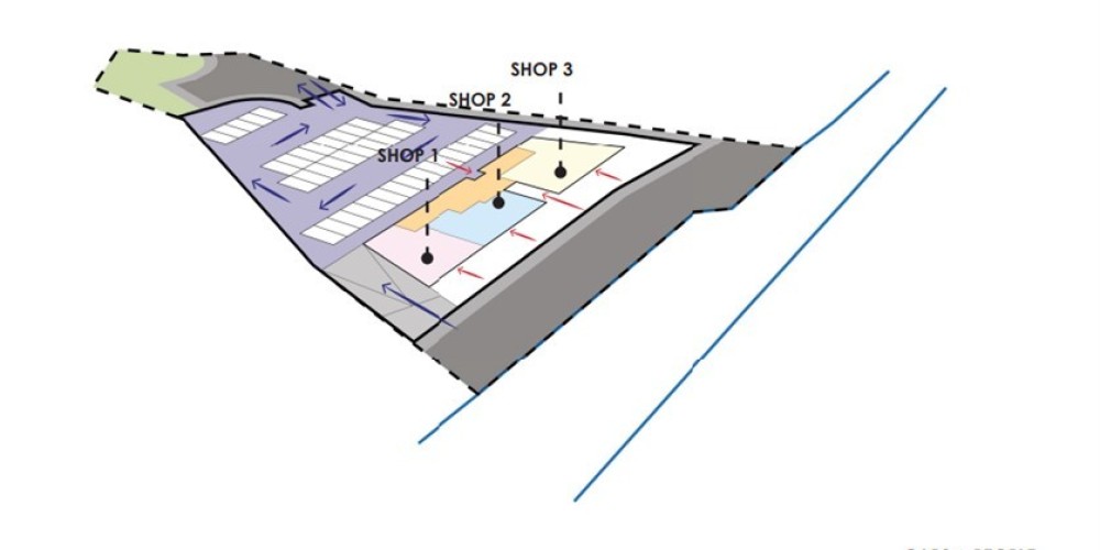 Development plot with a 90% building factor in Ekali, Limassol — floor plan 1