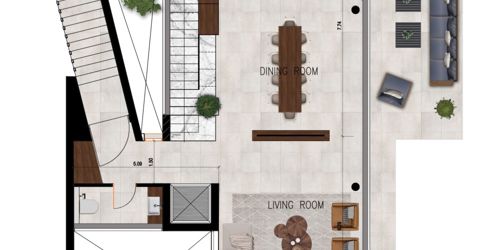 Luxury 4-bedroom villa with a pool close to the sea in Grecian Park, Protaras — floor plan 3