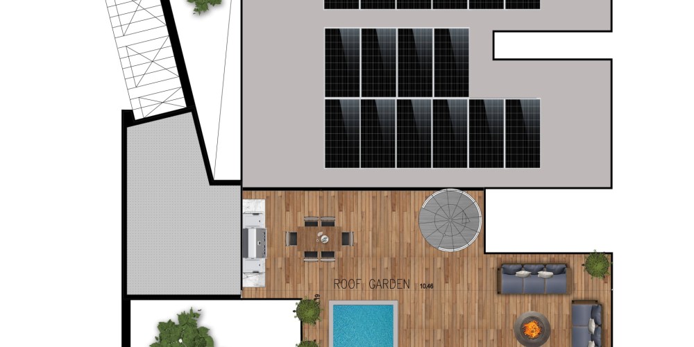 Luxury 4-bedroom villa with a pool close to the sea in Grecian Park, Protaras — floor plan 5