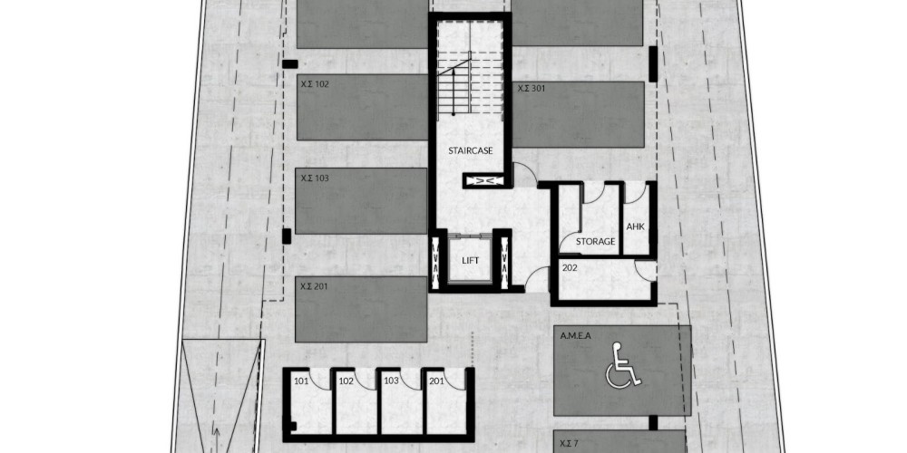 Apartments and penthouses with sea views in Panthea, Limassol — floor plan 1