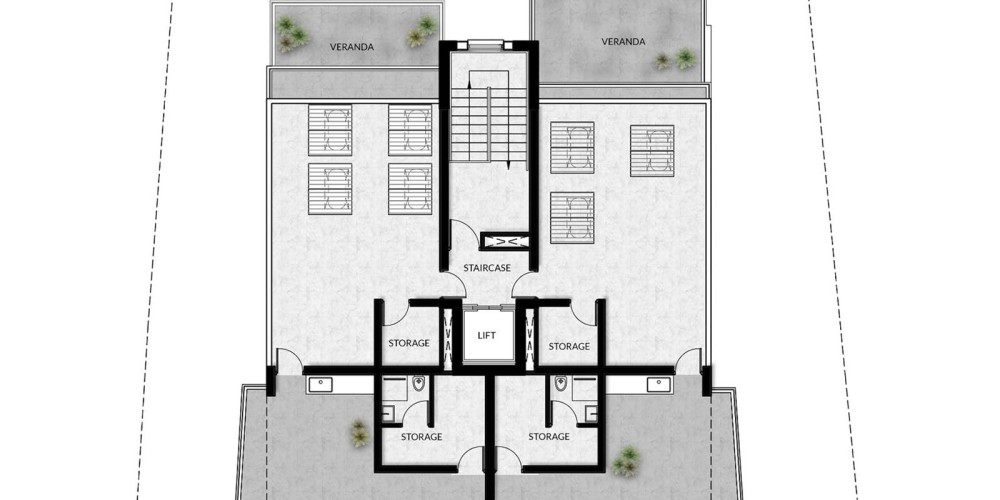 Apartments and penthouses with sea views in Panthea, Limassol — floor plan 5