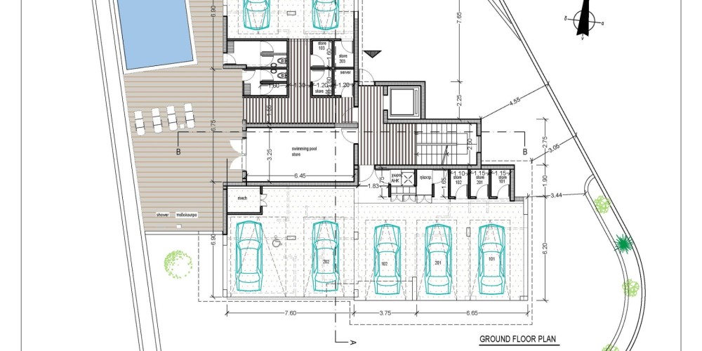 A complex of apartments and villas in just 385 meters to the sea in Paphos (Kissonerga) — floor plan 2