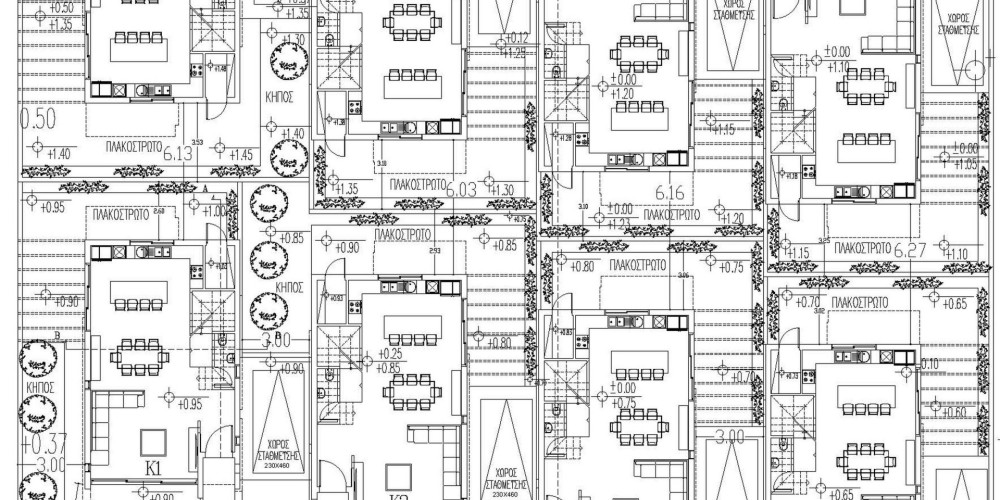 Отдельно стоящие виллы с тремя спальнями в Герoskипу, Пафос — floor plan 1