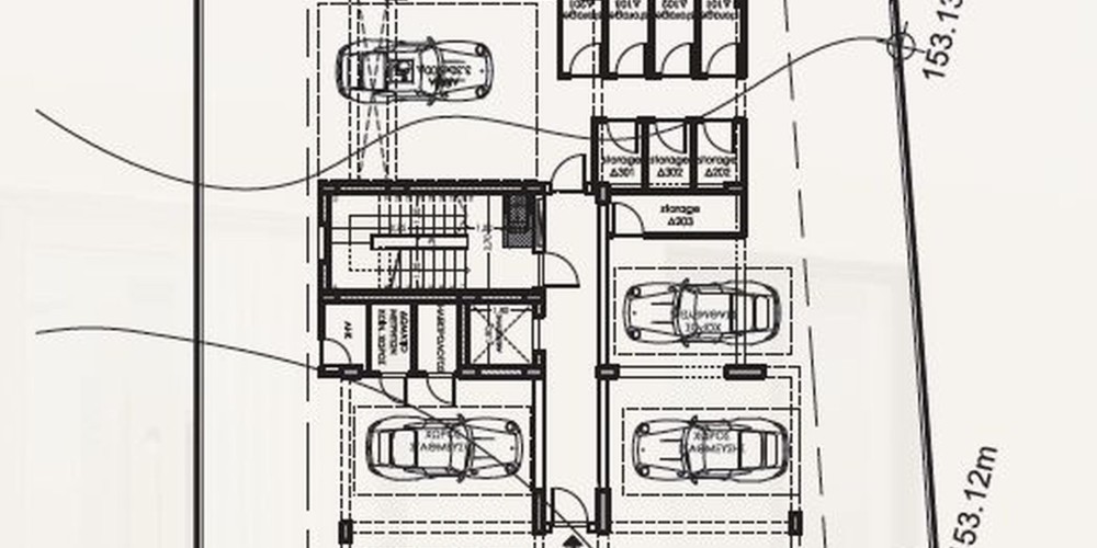 A residential development in close distance to amenities in Emba, Paphos — floor plan 1