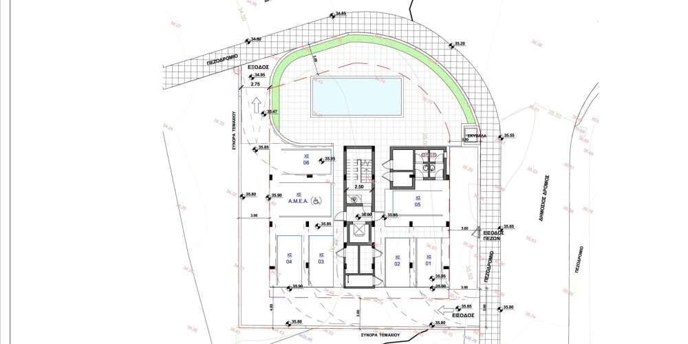Квартиры с двумя спальнями недалеко от моря в Пафосе — floor plan 1