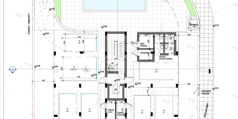 Квартиры с двумя спальнями недалеко от моря в Пафосе — floor plan 7