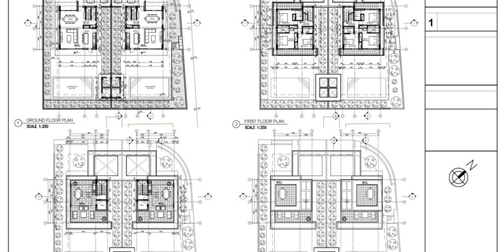 Twin villas within walking distance to the beach in Larnaca — floor plan 1