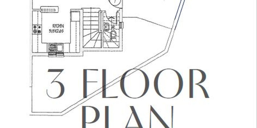 Дом вторичного рынка с видом на море с террасы на крыше в Пафосе — floor plan 1