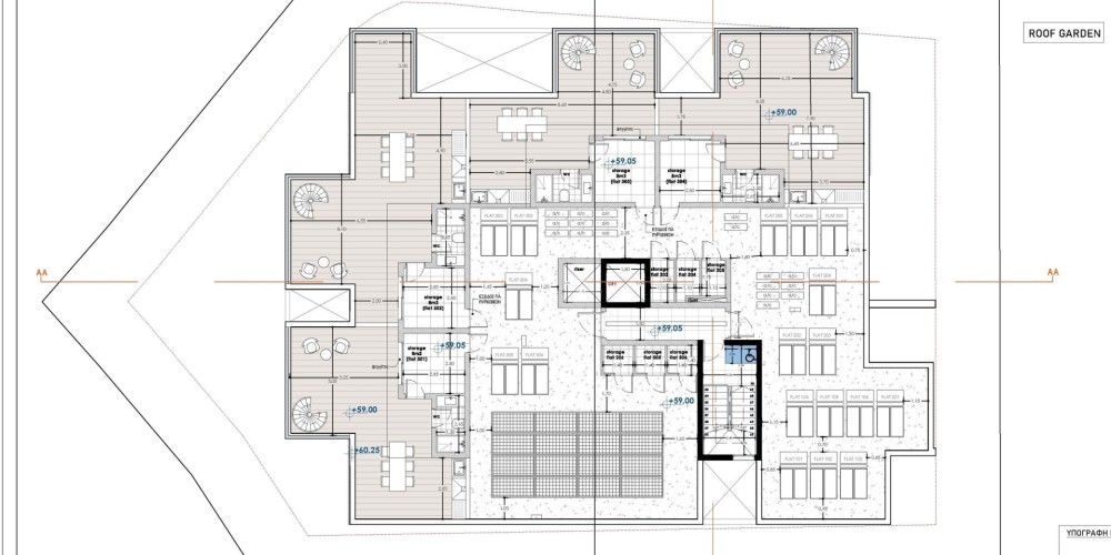 A family-friendly residential complex with green spaces and a playground in the central part of Limassol — floor plan 6