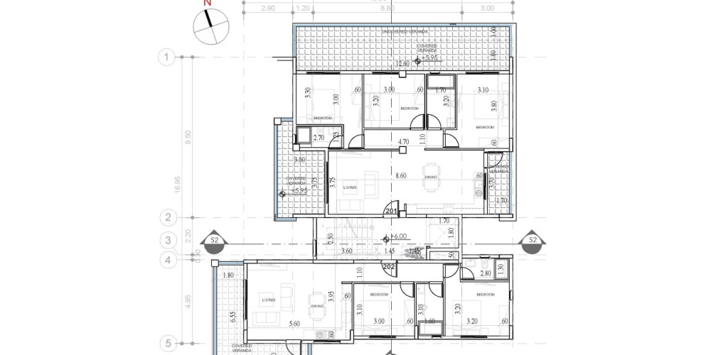 Квартиры в центре Пафоса — floor plan 2