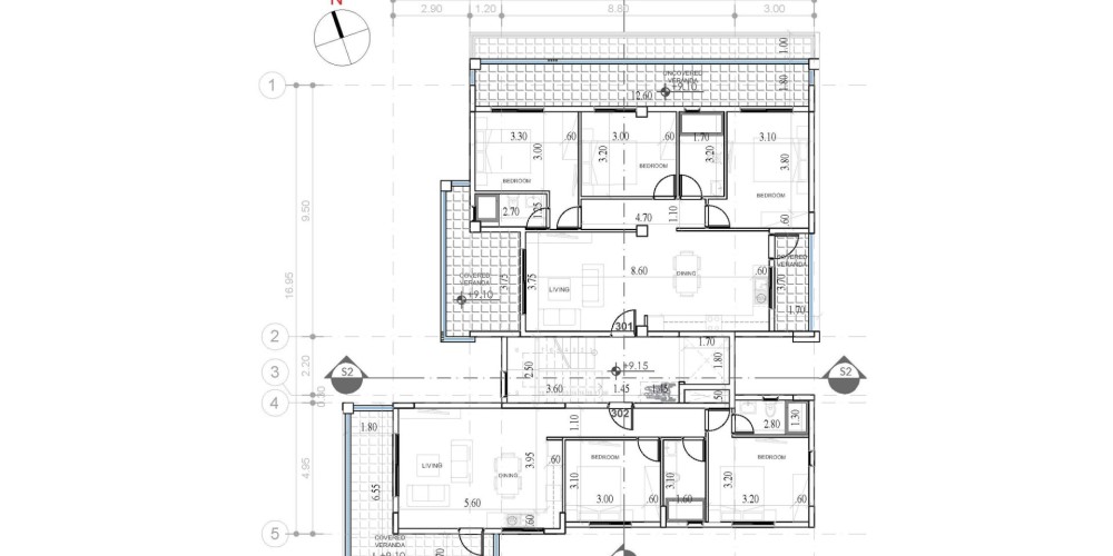 Квартиры в центре Пафоса — floor plan 3