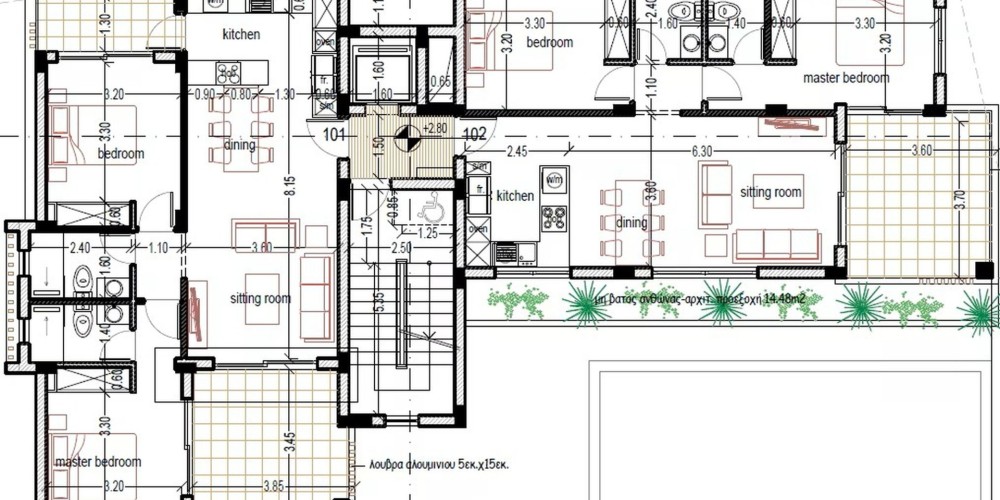 Жилое здание в популярном районе Юниверсал (Universal) в Пафосе — floor plan 1