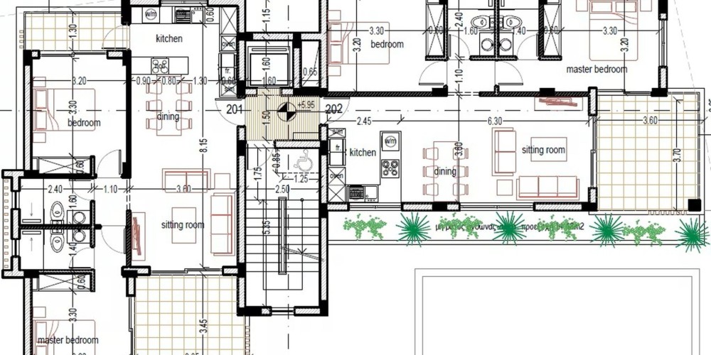 Жилое здание в популярном районе Юниверсал (Universal) в Пафосе — floor plan 2