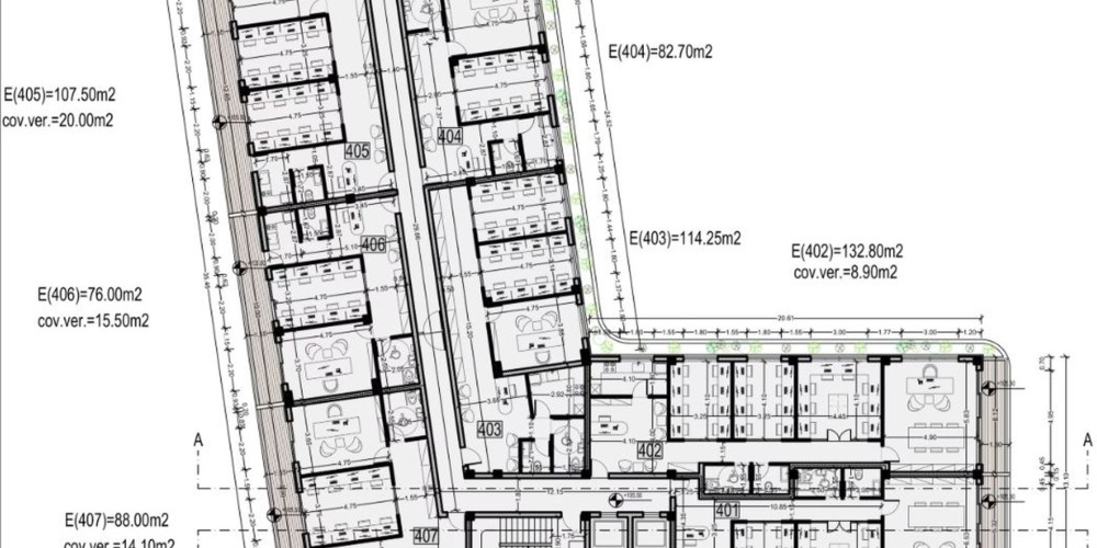 Пятиэтажный офисный комплекс в Пафосе (центральный район) — floor plan 5