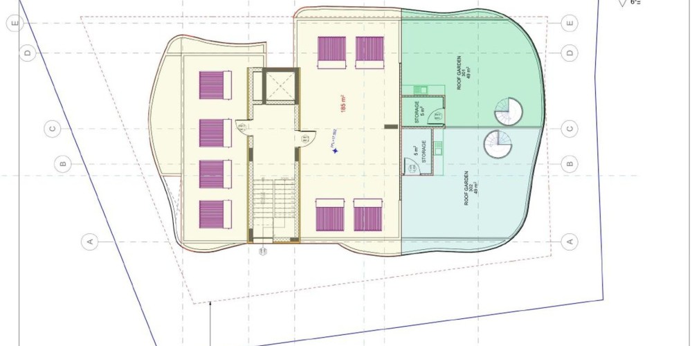 Современное жилое здание из 8 квартир в районе Агиос Афанасиос, Лимассол — floor plan 5