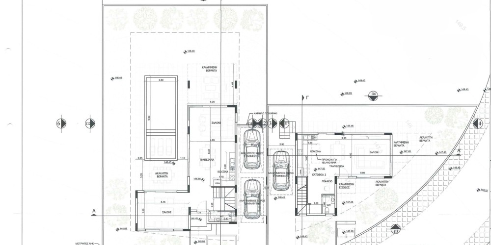 Два дома с четырьмя и тремя спальнями в Эрими, Лимассол — floor plan 1