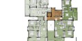 Apartments with a swimming pool in Germasogeia, Limassol — plan thumbnail 3