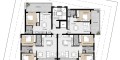 Apartments with photovoltaic panels and roof-garden penthouses in Zakaki, Limassol — plan thumbnail 3
